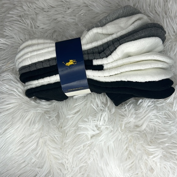 New with tags Ralph Lauren polo women’s socks fits shoe sizes 4-10 1 /2 -6 pair - Picture 4 of 8